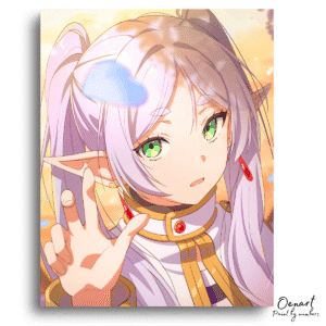 Frieren Beyond Journey's End: Cute Frieren - Anime Diamond Painting