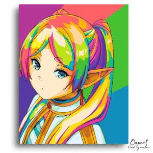 Frieren Beyond Journey's End: Frieren Pop Art - Anime Diamond Painting