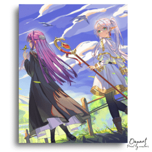 Frieren Beyond Journey's End: Frieren and Fern - Anime Diamond Painting