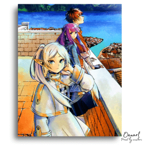 Frieren Beyond Journey's End: Stark, Fern and Frieren - Anime Diamond Painting