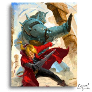 Fullmetal Alchemist Brotherhood: Edward and Alphonse - Anime Diamond Painting