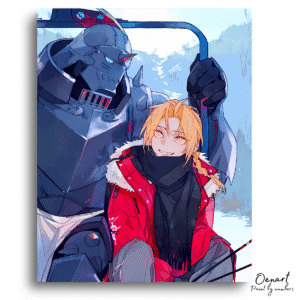 Fullmetal Alchemist Brotherhood: Edward and Alphonse Fanart - Anime Diamond Painting
