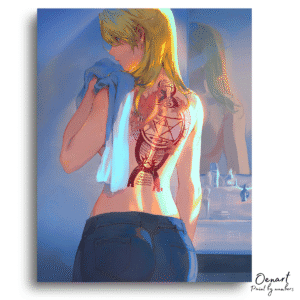 Fullmetal Alchemist Brotherhood: Riza Tattoo - Anime Diamond Painting