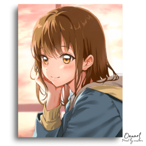 Golden Sunset Warm Smile – Paint By Numbers Kit