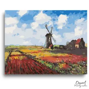 Radiant Dutch Landscape Escape - Paint By Numbers Kit