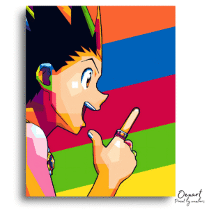 Hunter × Hunter: Gon Colorful Pop Art - Anime Diamond Painting