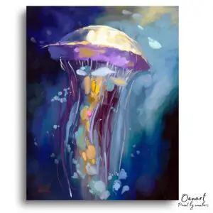 Majestic Jellyfish Ocean Dream - Paint By Numbers Kit