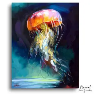 Jellyfish Art Escape - Paint By Numbers Kit