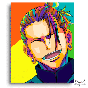 Jujutsu Kaisen: Geto Pop Art - Anime Diamond Painting