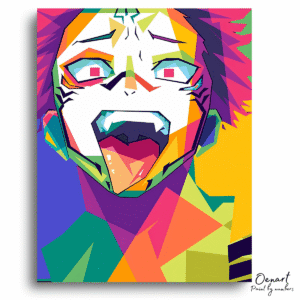 Jujutsu Kaisen: Sukuna Wpap Pop Art - Anime Diamond Painting