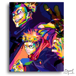 Jujutsu Kaisen: Yuji and Sukuna - Anime Diamond Painting