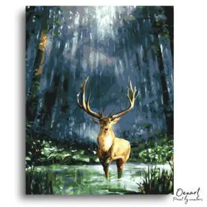Majestic Deer Forest Escape - Paint By Numbers Kit