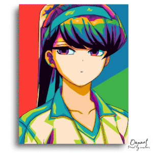 Komi Can't Communicate: Komi Pop Art - Anime Diamond Painting