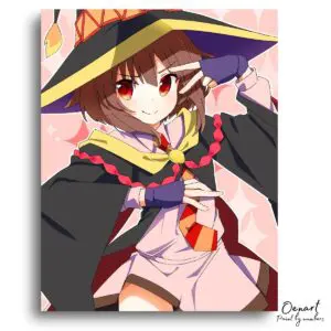 KonoSuba: Megumin Peace - Anime Paint By Numbers Kit