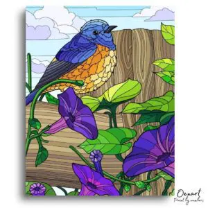 Bluebird Garden Escape - Paint By Numbers Kit
