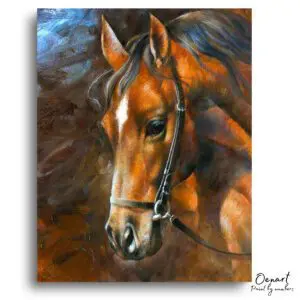 Majestic Horse Portrait Serenity - Paint By Numbers Kit
