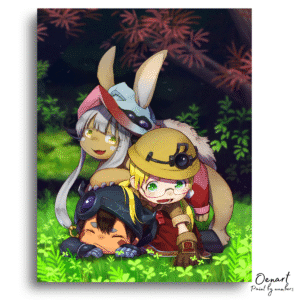 Made in Abyss: Reg, Riko & Nanachi - Anime Diamond Painting