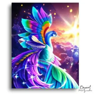 Radiant Bird Fantasy Escape - Paint By Numbers Kit