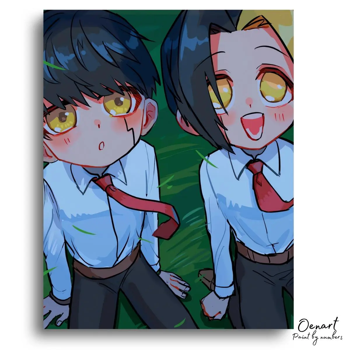Mashle Magic & Muscles: Figures - Anime Diamond Painting