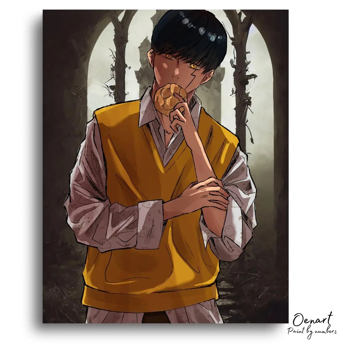 Mashle Magic & Muscles: Mash - Anime Diamond Painting