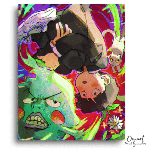 Mob Psycho 100: Mob & Ekubo - Anime Diamond Painting