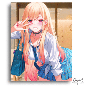 My Dress Up Darling: Cute Marin - Anime Paint By Numbers Kit