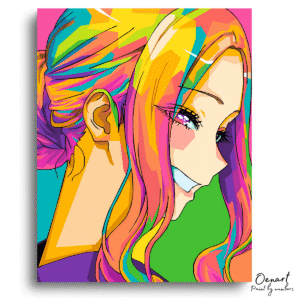 My Dress Up Darling: Marin Kitagawa Pop Art - Anime Diamond Painting