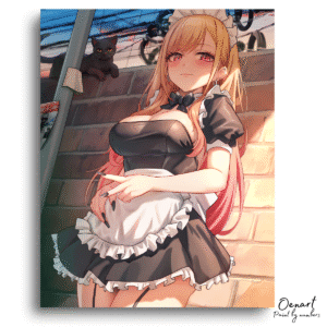 My Dress Up Darling: Marin Maid Cosplay - Anime Diamond Painting