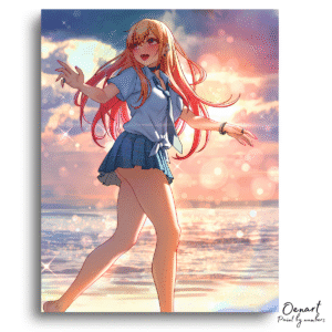 My Dress Up Darling: Marin at The Beach - Anime Diamond Painting