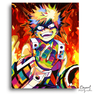 My Hero Academia: Bakugou Explosion - Anime Diamond Painting