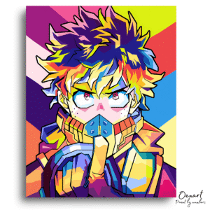 My Hero Academia: Deku Colorful Pop Art - Anime Diamond Painting
