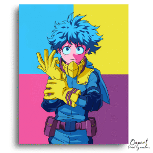 My Hero Academia: Izuku Midoriya - Anime Paint By Numbers Kit
