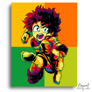 My Hero Academia: Midoriya Fighting Pop Art - Anime Diamond Painting