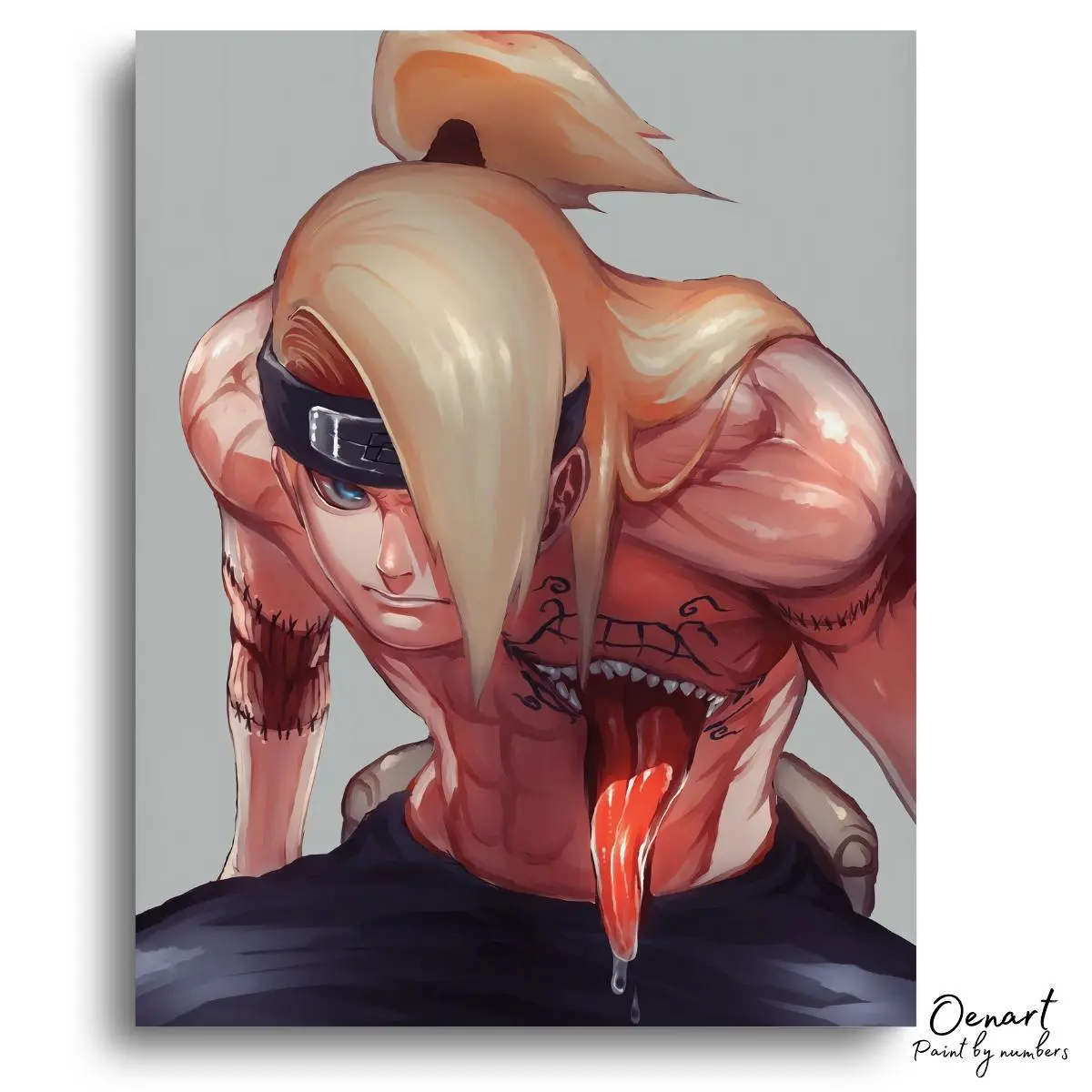 Naruto Shippuden: Deidara - Anime Diamond Painting