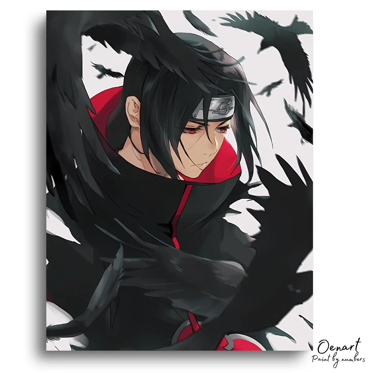 Naruto Shippuden: Itachi with Crows - Anime Diamond Painting