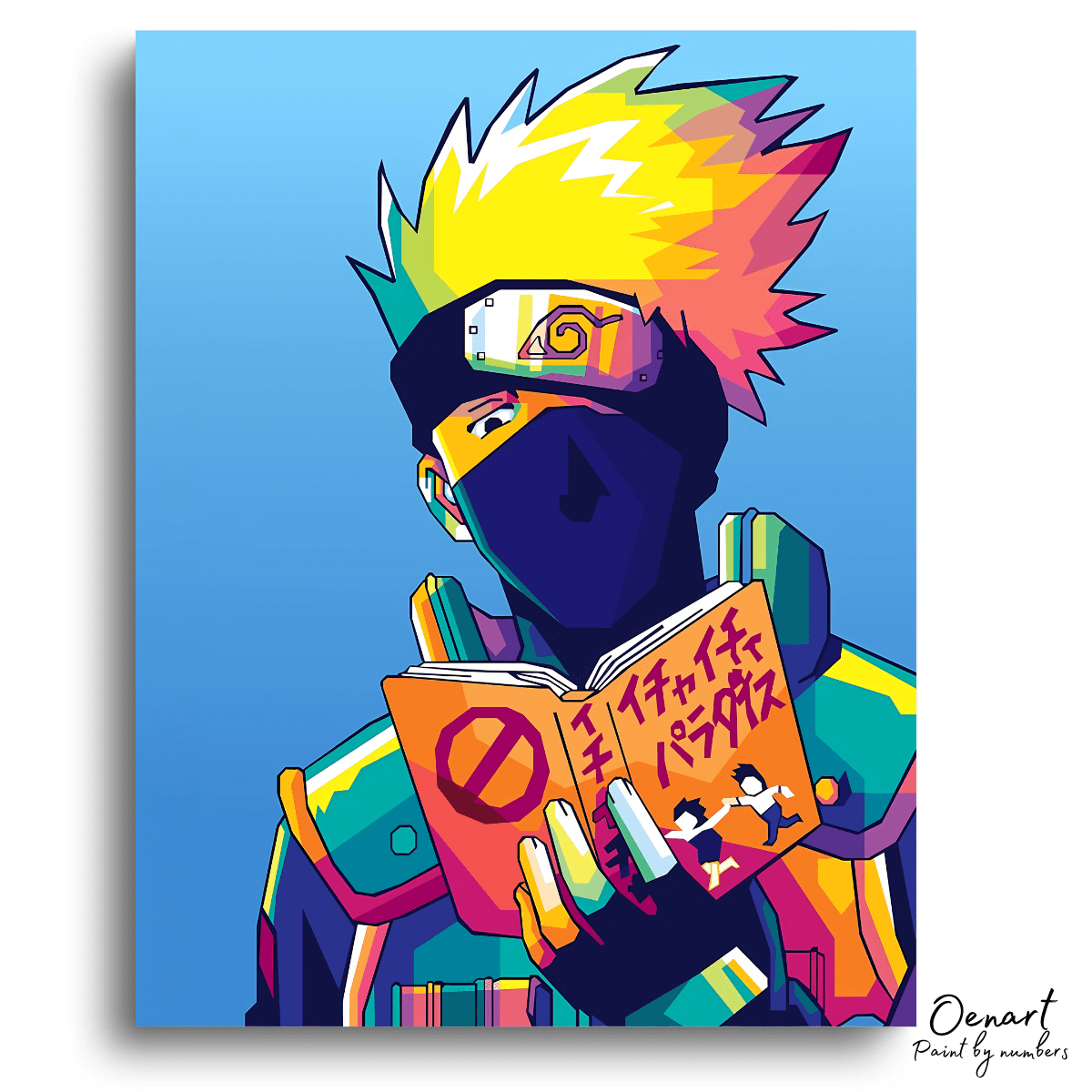 Naruto Shippuden: Kakashi Pop Art - Anime Diamond Painting
