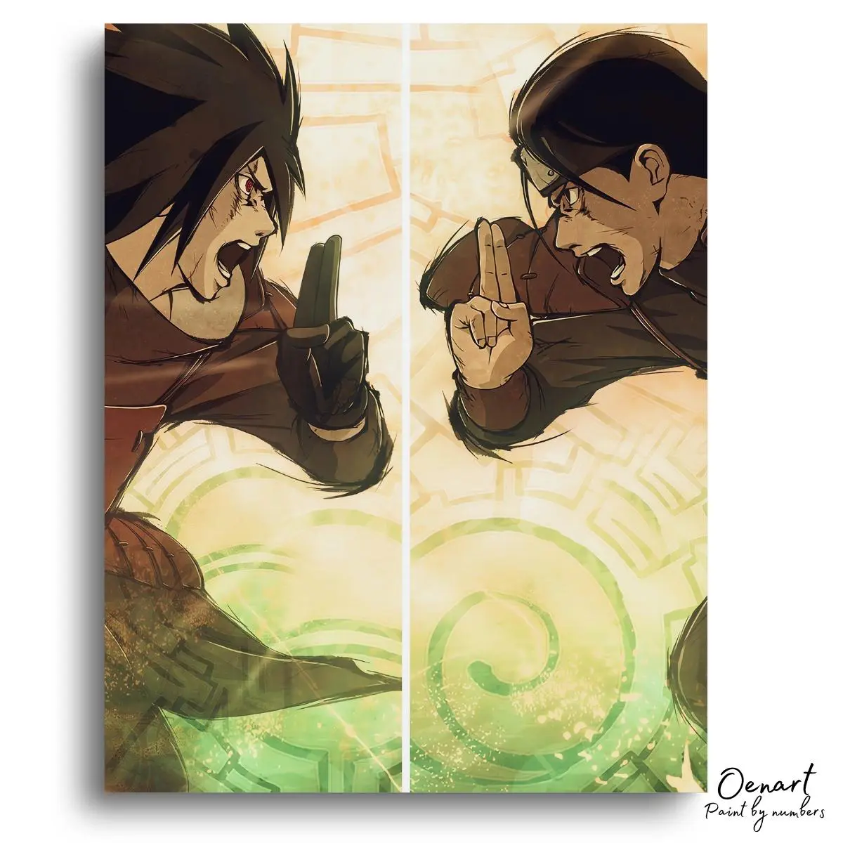Naruto Shippuden: Madara vs Hashirama - Anime Diamond Painting