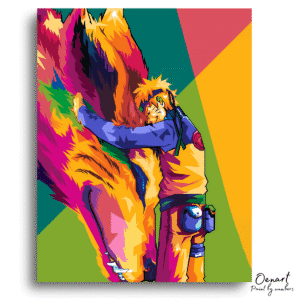 Naruto Shippuden: Naruto and Kurama - Anime Diamond Painting