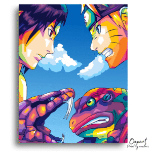 Naruto Shippuden: Naruto vs Sasuke - Anime Diamond Painting