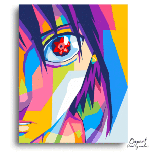 Naruto Shippuden: Sasuke Mangekyo Sharingan - Anime Diamond Painting