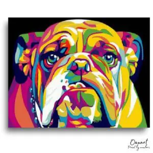 Bulldog Urban Expression - Paint By Numbers Kit
