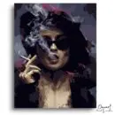 Moody Urban Portrait Art - Paint By Numbers Kit
