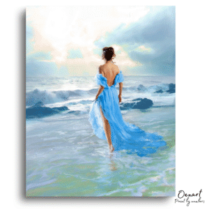 Serene Coastal Stroll Mornings - Paint By Numbers Kit