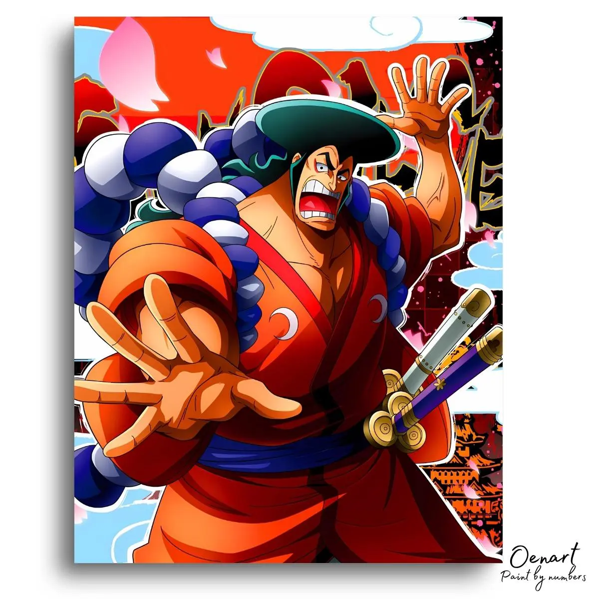 One Piece: Kozuki Oden - Anime Diamond Painting