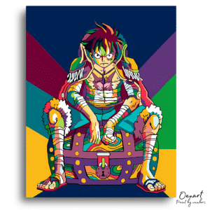 One Piece: Luffy Pop Art - Anime Paint By Numbers Kit