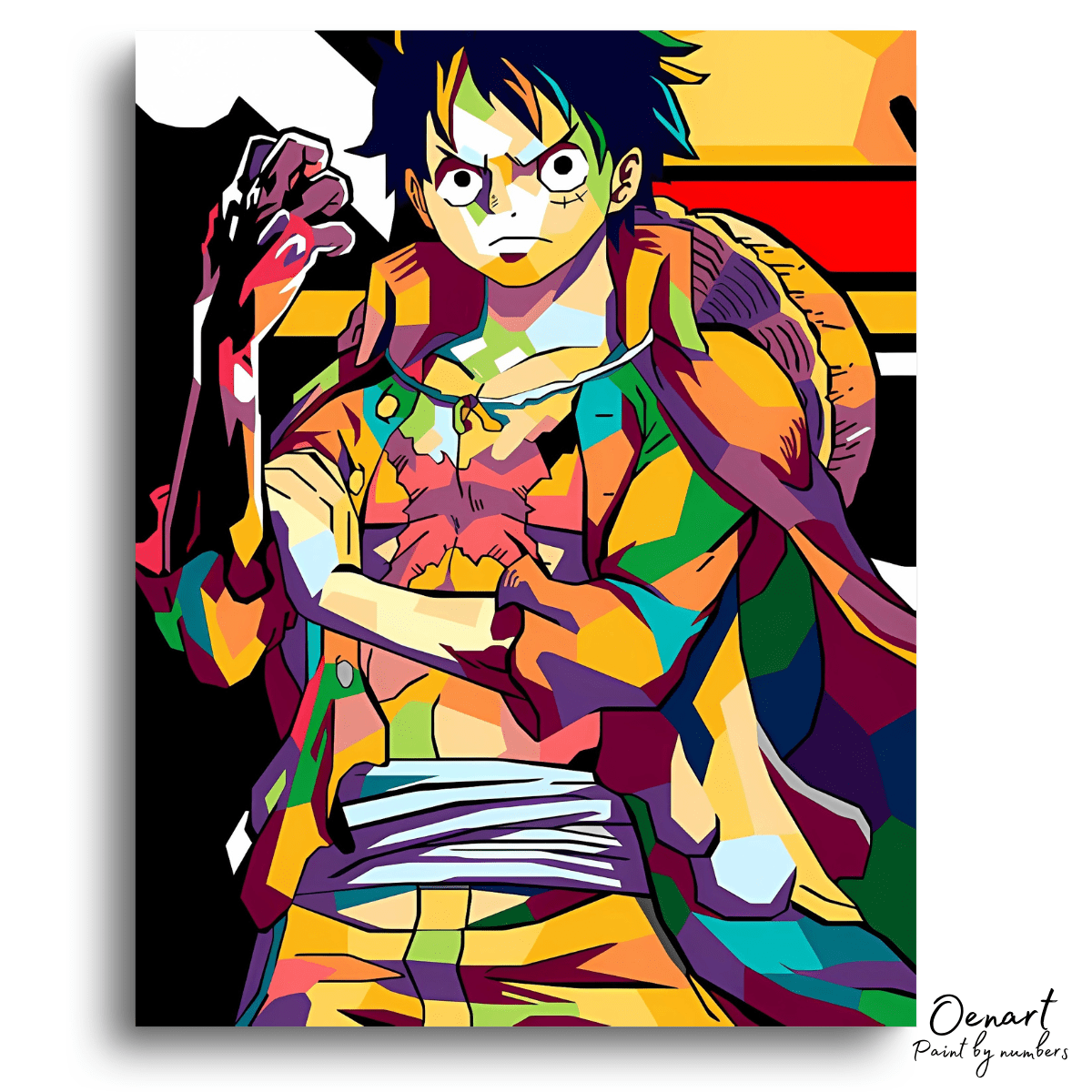 One Piece: Monkey D Luffy - Anime Diamond Painting