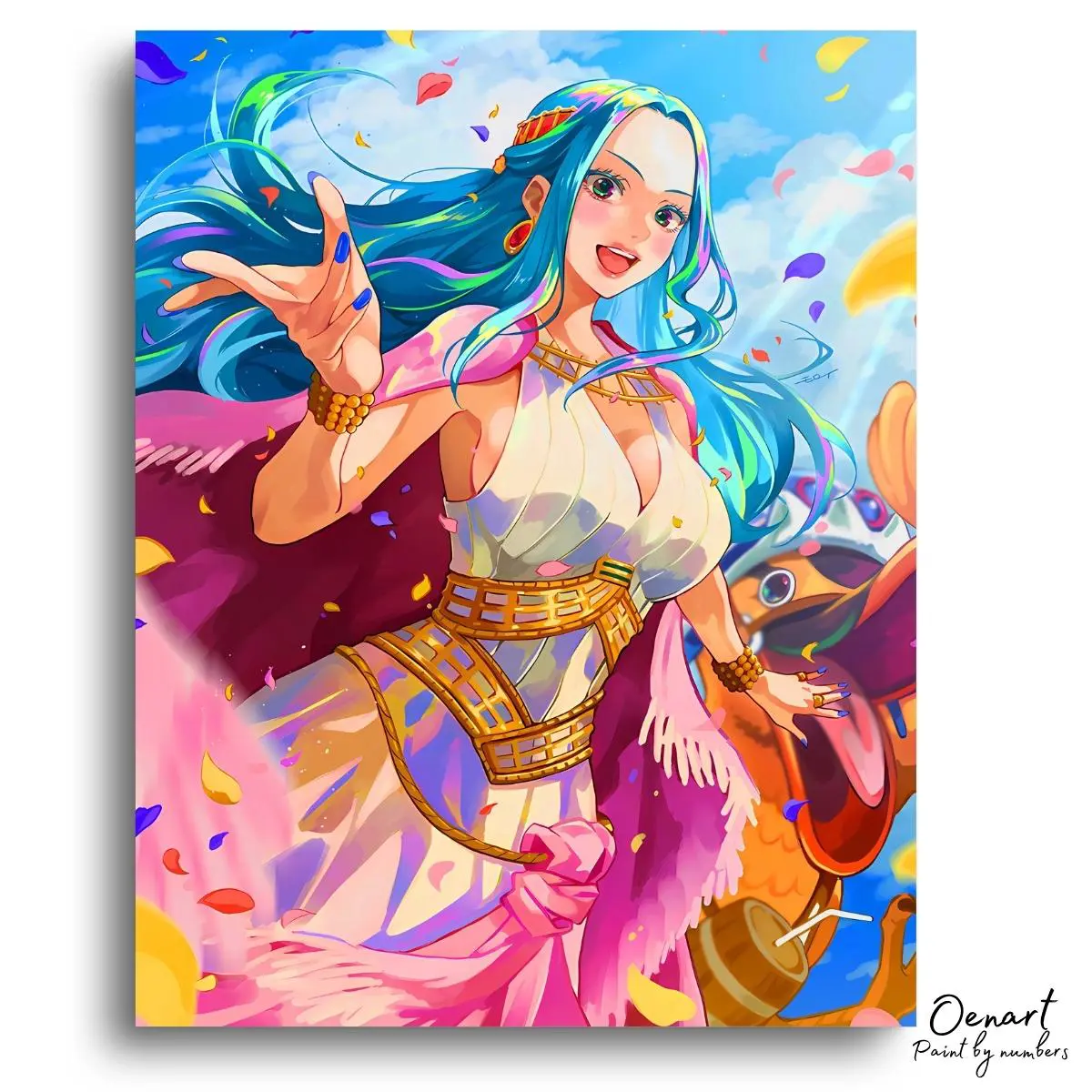 One Piece: Nefertari Vivi - Anime Diamond Painting