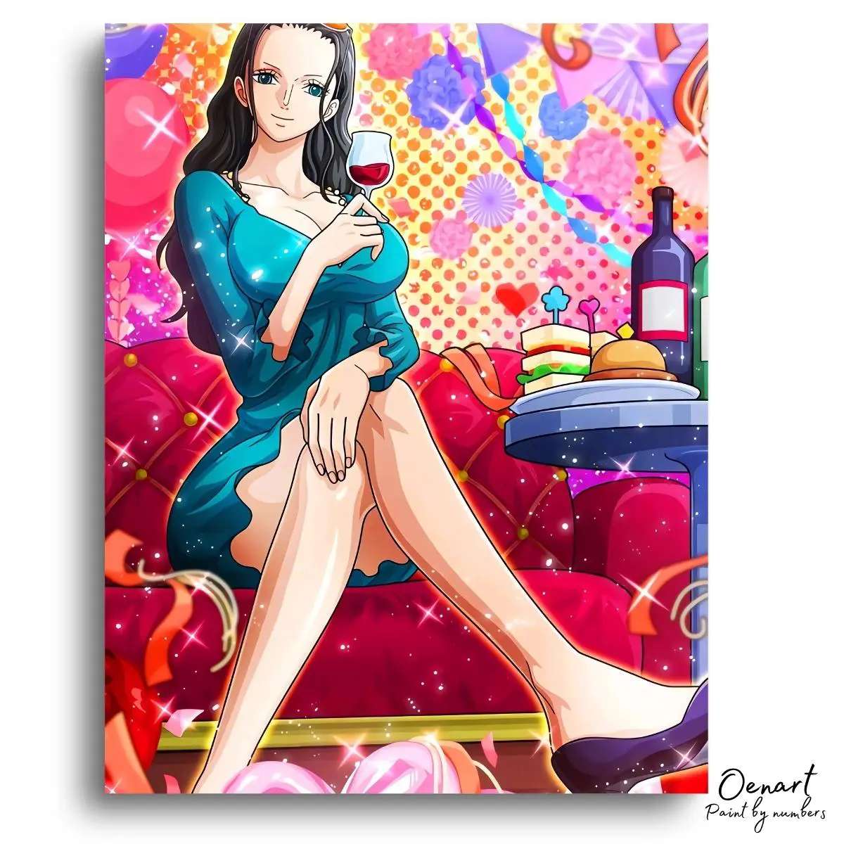 One Piece: Robin' Drink - Anime Diamond Painting