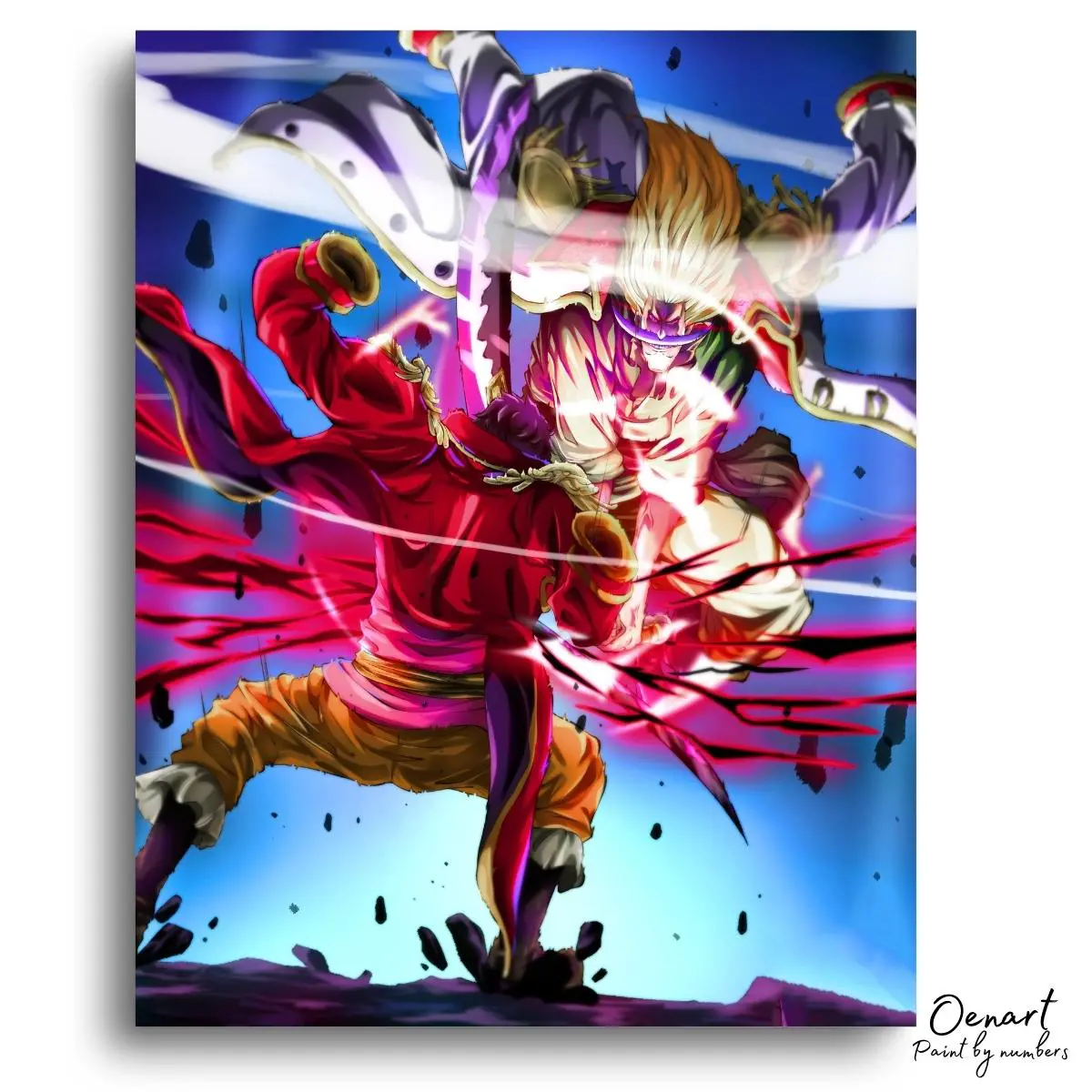 One Piece: Roger vs Whitebeard - Anime Diamond Painting
