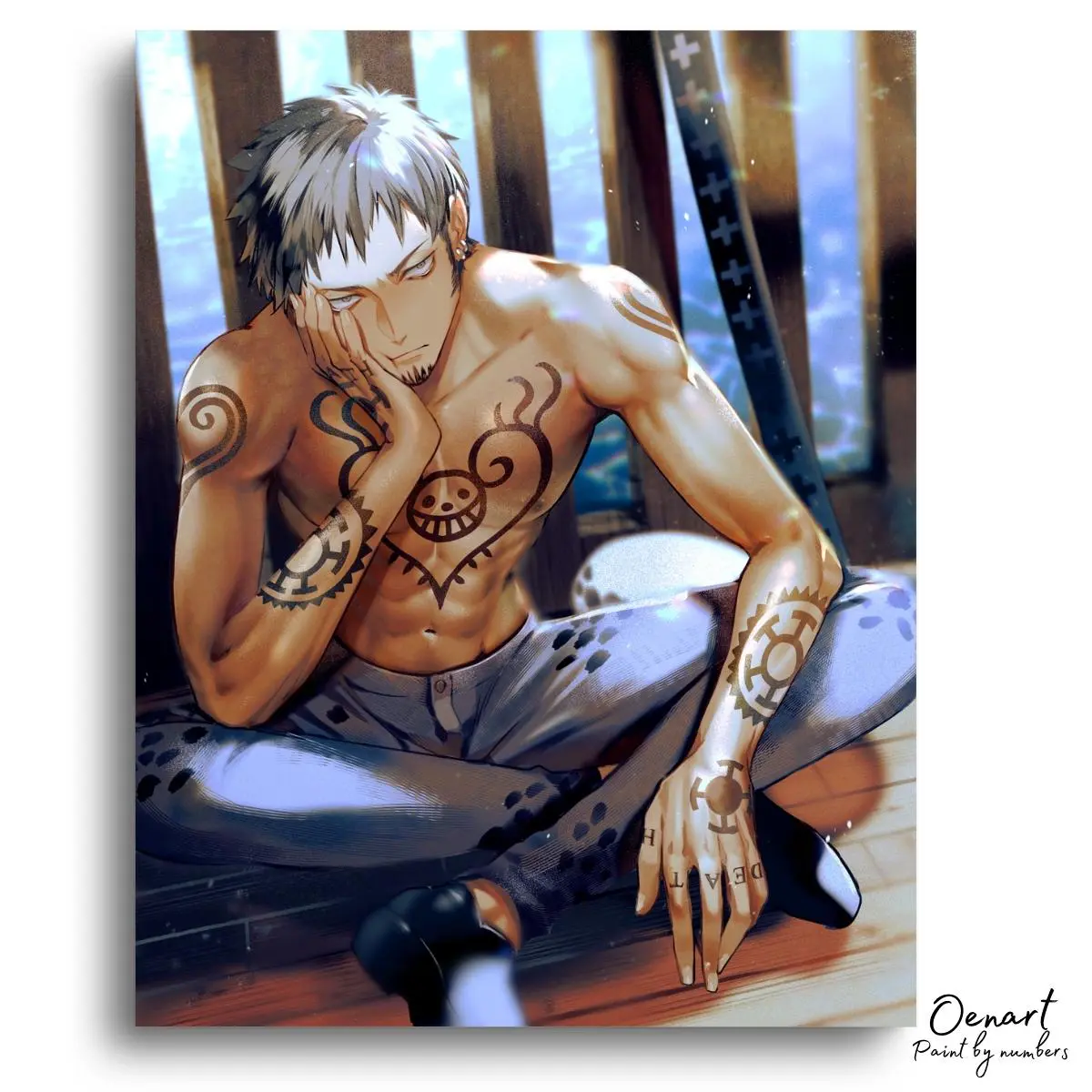One Piece: Trafalgar Law - Anime Diamond Painting